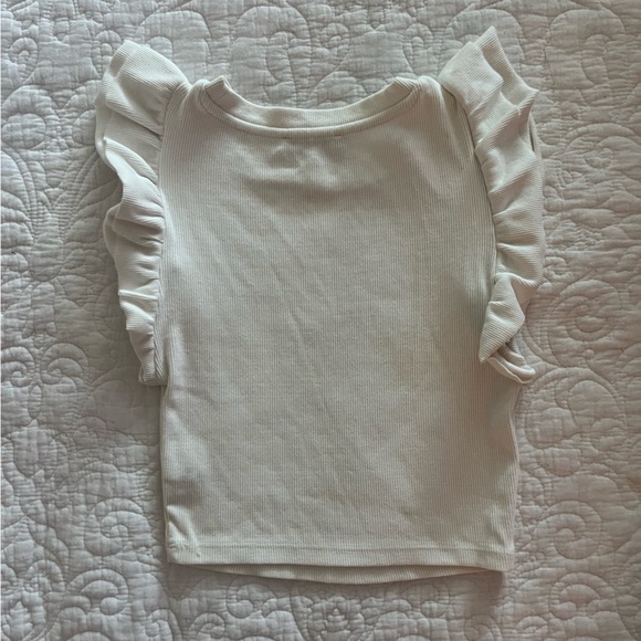 White Ruffle Cami - Picture 2 of 3